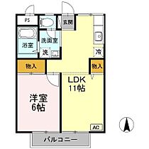 コーポ南小谷ヶ丘 205 ｜ 京都府福知山市字堀南小谷ケ丘（賃貸アパート1LDK・2階・39.23㎡） その2