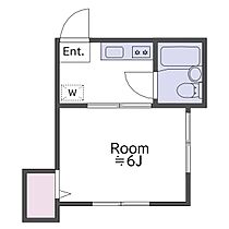 東京都中野区本町6丁目（賃貸アパート1K・2階・18.63㎡） その2