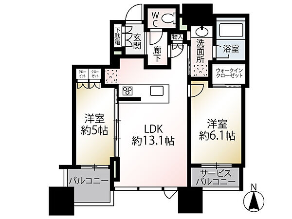 浴室を拡大表示