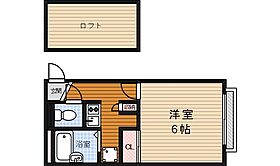 石橋蛍池マンション  ｜ 大阪府池田市石橋４丁目（賃貸アパート1K・2階・17.41㎡） その2