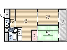 メゾンサクラ10  ｜ 大阪府大阪市淀川区十八条２丁目（賃貸マンション2LDK・4階・48.60㎡） その2