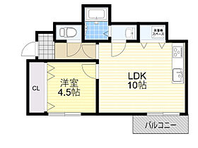 ゴールドスター桜の町  ｜ 大阪府豊中市桜の町６丁目（賃貸アパート1LDK・1階・35.23㎡） その2