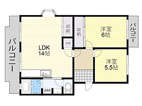 パストラル菅原  ｜ 大阪府豊中市庄内宝町１丁目（賃貸マンション2LDK・4階・58.59㎡） その2