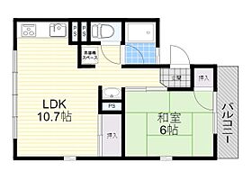 ハイムカシオ  ｜ 大阪府豊中市石橋麻田町（賃貸アパート1LDK・1階・36.78㎡） その2