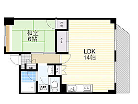 サンワード服部  ｜ 大阪府豊中市服部南町２丁目（賃貸マンション1LDK・3階・50.00㎡） その2