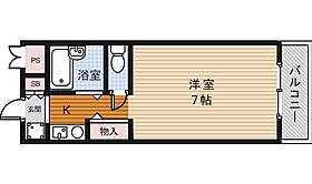 センチュリー蛍池  ｜ 大阪府豊中市螢池北町２丁目（賃貸マンション1K・3階・21.00㎡） その2