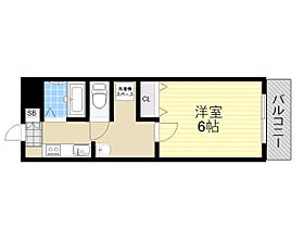 シャレード牧落3  ｜ 大阪府箕面市牧落５丁目5番1号（賃貸マンション1K・3階・21.60㎡） その2