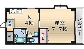 サンフォレスト  ｜ 大阪府大阪市淀川区木川西１丁目（賃貸マンション1K・4階・26.00㎡） その2