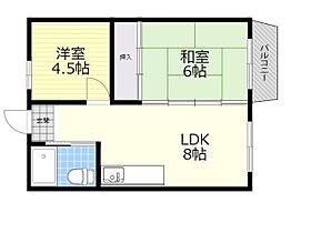 箕面メイプル  ｜ 大阪府箕面市西小路２丁目9番29号（賃貸アパート2LDK・2階・38.80㎡） その2