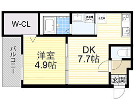 ParkFrontじろよん  ｜ 大阪府箕面市半町２丁目11番33号（賃貸アパート1DK・2階・32.62㎡） その2