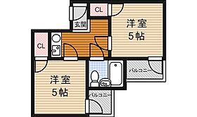 ドムス鉢塚  ｜ 大阪府池田市鉢塚３丁目15番9号（賃貸マンション2K・4階・24.00㎡） その2