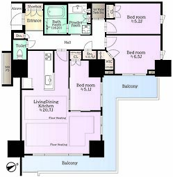 間取図画像 3LDK