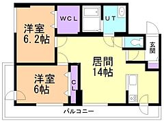 物件の間取り