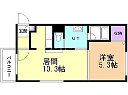Ms'911 1LDKの間取図画像