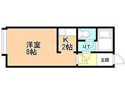 CARLSBAD 1Kの間取図画像