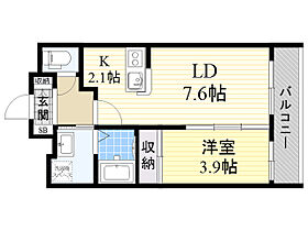 ユニヴェール箕面2  ｜ 大阪府箕面市西小路１丁目8番22号（賃貸アパート1LDK・1階・36.00㎡） その2