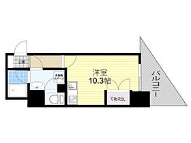 ＥＺＡ蛍池  ｜ 大阪府豊中市螢池東町４丁目（賃貸マンション1R・5階・28.06㎡） その2