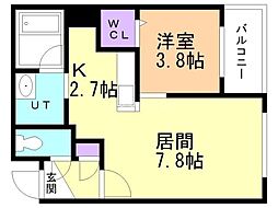 JR千歳線 北広島駅 徒歩18分 1階/-