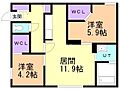 JANUSresidences平岸EAST2階8.7万円