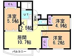 物件の間取り