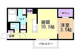 間取図画像 1LDK