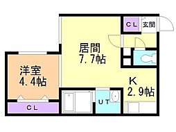 ジーハイム西岡 1階