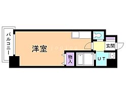 シティ・アドレ月寒公園 ワンルームの間取図画像