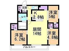 物件の間取り