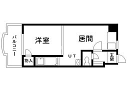 千豊ビル 1DKの間取図画像
