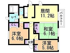 物件の間取り