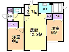 物件の間取り