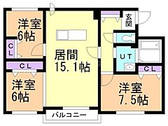 物件の間取り