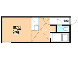 YTS41 ワンルームの間取図画像