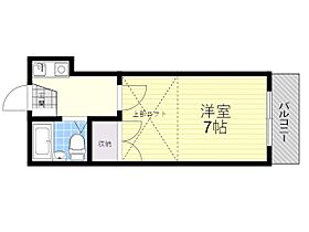 兵庫県川西市美園町（賃貸アパート1K・2階・18.00㎡） その2