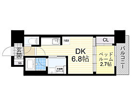 大阪府大阪市淀川区西宮原２丁目4番（賃貸マンション1DK・9階・26.27㎡） その2