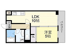 大阪府吹田市日の出町（賃貸マンション1LDK・2階・39.54㎡） その2