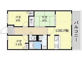 大阪府豊中市東泉丘１丁目（賃貸マンション3LDK・3階・70.78㎡） その2