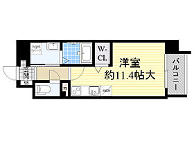 大阪府豊中市服部西町２丁目（賃貸マンション1R・5階・30.78㎡） その2