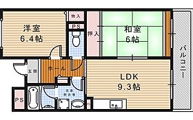 大阪府豊中市螢池南町１丁目19番5号（賃貸マンション2LDK・2階・55.94㎡） その2