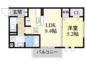 大阪府池田市鉢塚２丁目12番9号（賃貸アパート1LDK・1階・37.78㎡） その2