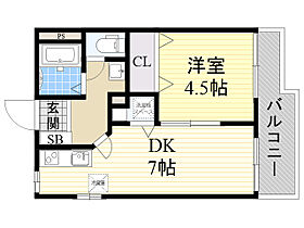 大阪府豊中市宮山町２丁目7番41号（賃貸アパート1DK・2階・30.00㎡） その2