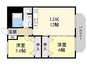 大阪府吹田市春日４丁目3番3号（賃貸マンション2LDK・8階・56.70㎡） その2