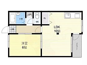 大阪府箕面市箕面２丁目（賃貸アパート1LDK・2階・36.00㎡） その2