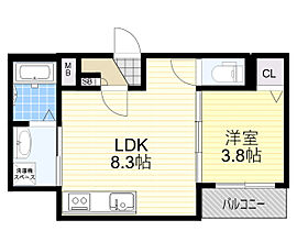 アーバンヴィラ塚本  ｜ 大阪府大阪市淀川区田川３丁目（賃貸アパート1LDK・3階・27.81㎡） その2