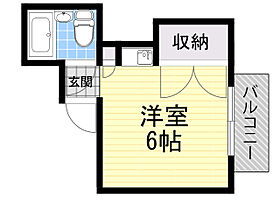 大阪府吹田市朝日町16番3号（賃貸マンション1R・2階・14.00㎡） その2