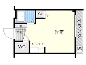 兵庫県川西市花屋敷１丁目（賃貸マンション1R・1階・14.45㎡） その2