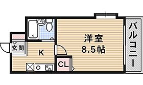 大阪府池田市石橋２丁目（賃貸マンション1K・3階・23.00㎡） その2