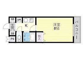 大阪府豊中市庄内西町２丁目（賃貸マンション1K・4階・22.92㎡） その2