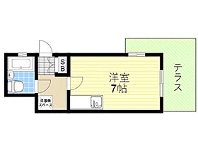 大阪府吹田市千里山西４丁目（賃貸アパート1R・1階・18.91㎡） その2