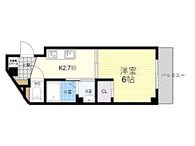 大阪府吹田市高城町（賃貸マンション1K・6階・22.90㎡） その2